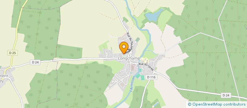 localisation de l'entreprise JCM FERMETURES  LONGCHAMP