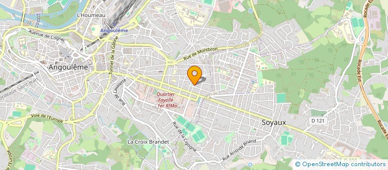 localisation de l'entreprise JCM.IMMO à ANGOULEME