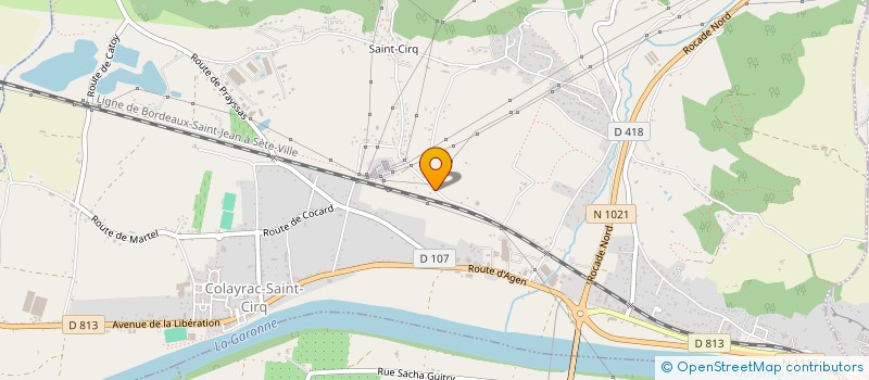 localisation de l'entreprise JCM IMPORT EXPORT  COLAYRAC-SAINT-CIRQ