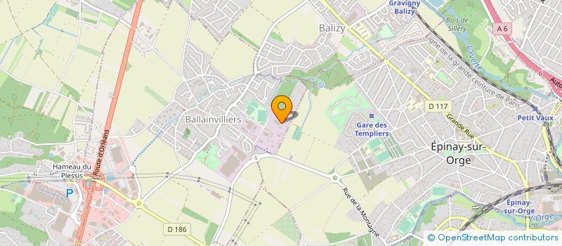 localisation de l'entreprise JCM METALLERIE à BALLAINVILLIERS