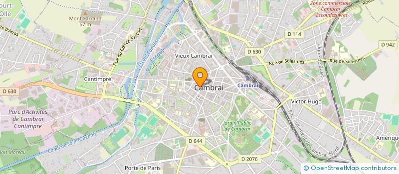 localisation de l'entreprise JCM SA à CAMBRAI