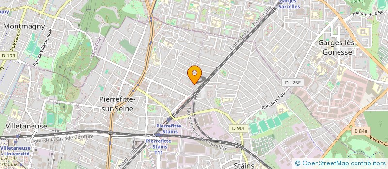 localisation de l'entreprise JCM SERVICES  STAINS