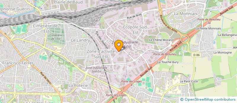 localisation de l'entreprise JCM SERVICES  RENNES