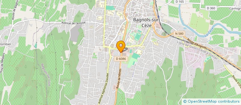 localisation de l'entreprise JCM SIGN  BAGNOLS-SUR-CEZE