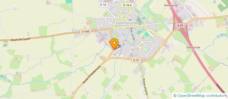 localisation de l'entreprise JCM STEEN  STEENVOORDE