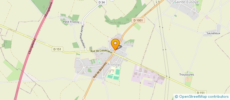 localisation de l'entreprise JCM STRATEGIC HOLDINGS  FROISSY