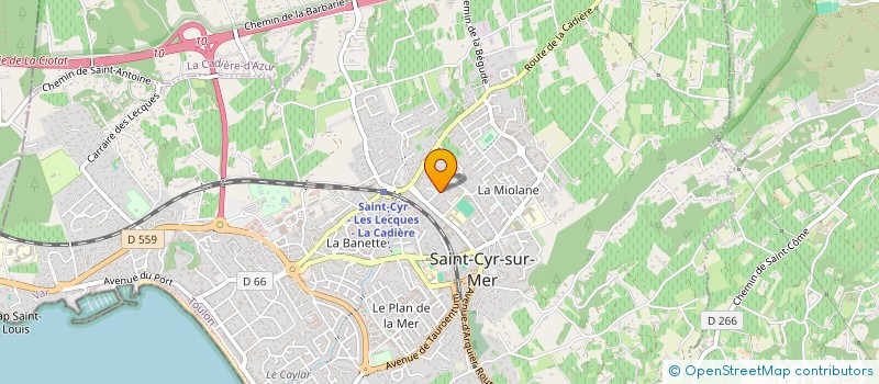 localisation de l'entreprise JCMAX à SAINT-CYR-SUR-MER
