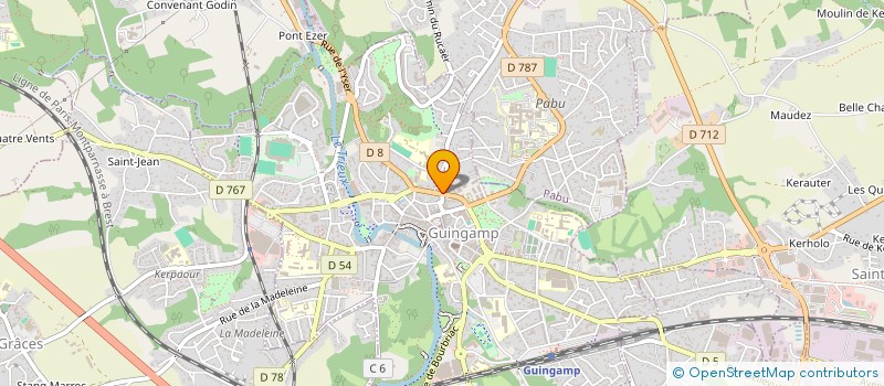 localisation de l'entreprise JCML  GUINGAMP