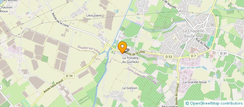 localisation de l'entreprise JCMN ENTREPRISE  DIVATTE-SUR-LOIRE