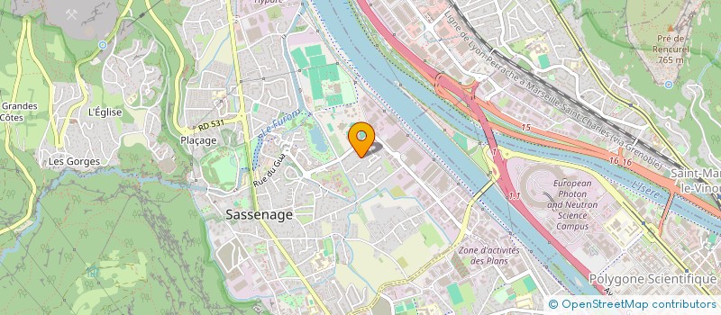 localisation de l'entreprise JCMNAM  SASSENAGE