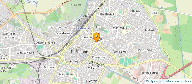 localisation de l'entreprise JCMPV à NARBONNE