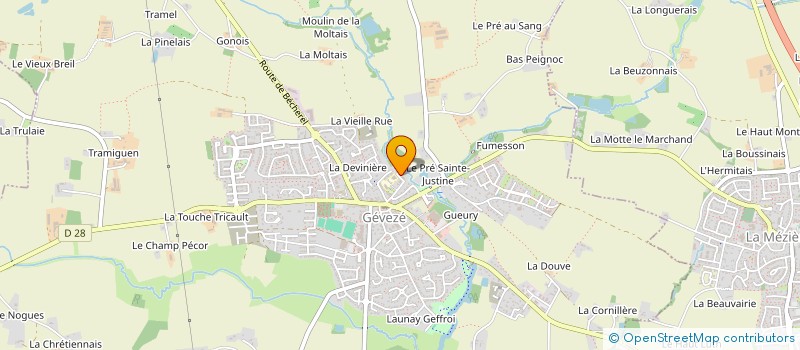 localisation de l'entreprise JCMR  GEVEZE