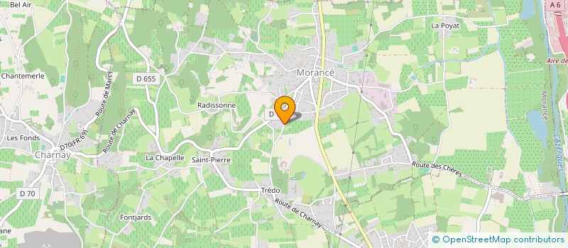 localisation de l'entreprise JCMV INVESTISSEMENTS  MORANCE