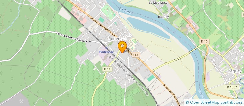 localisation de l'entreprise JCNB  PODENSAC