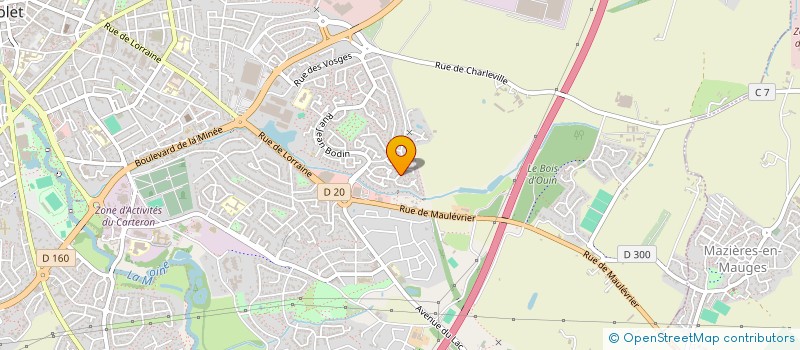 localisation de l'entreprise JCND HABITAT à CHOLET