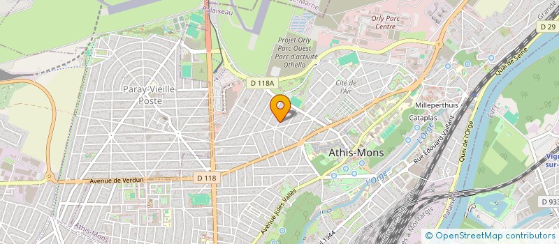 localisation de l'entreprise JCNO - CONSULT à ATHIS-MONS