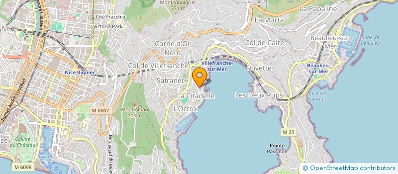 localisation de l'entreprise JCO CONSEIL à VILLEFRANCHE-SUR-MER