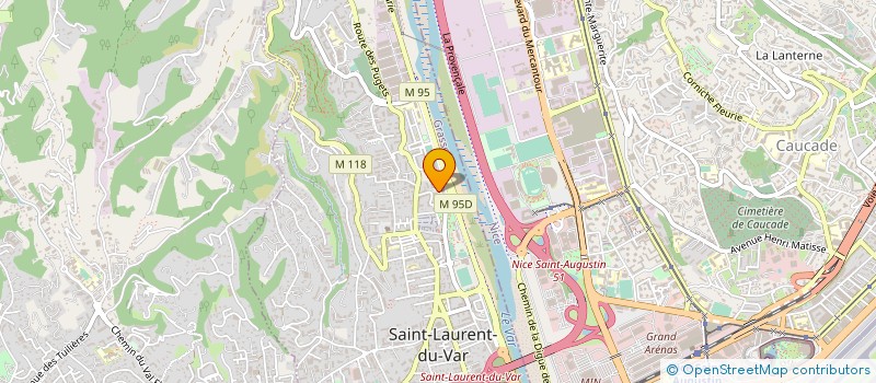 localisation de l'entreprise JCO EXPERTISE à SAINT-LAURENT-DU-VAR