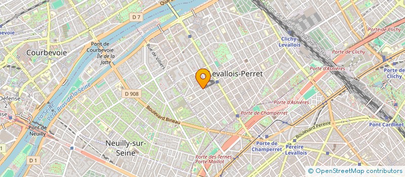 localisation de l'entreprise JCOACHING à LEVALLOIS-PERRET