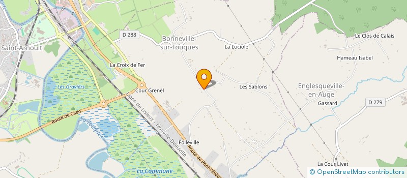 localisation de l'entreprise JCP  ENGLESQUEVILLE-EN-AUGE