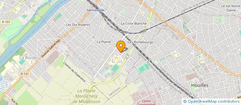 localisation de l'entreprise JCP à SARTROUVILLE