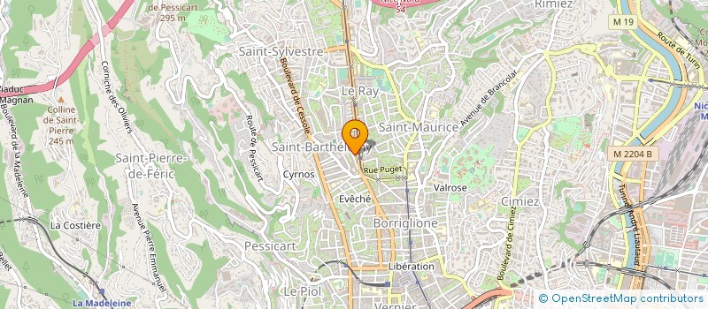 localisation de l'entreprise JCP à NICE