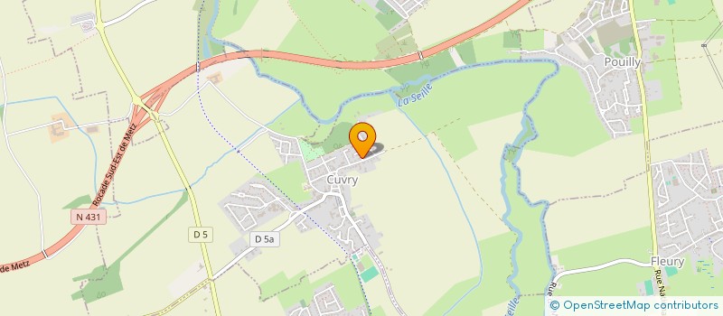 localisation de l'entreprise JCP  CUVRY