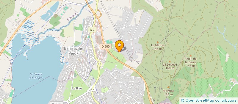 localisation de l'entreprise JCP  BALARUC-LE-VIEUX