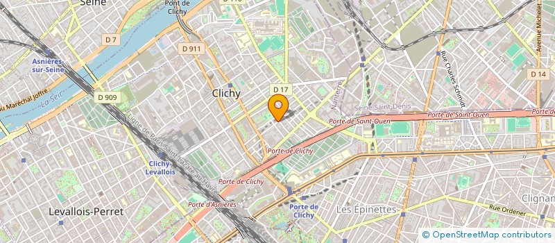 localisation de l'entreprise JCP CONSEIL à CLICHY