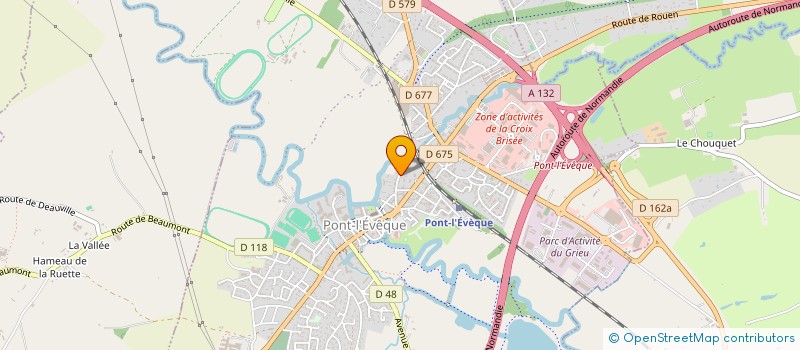 localisation de l'entreprise JCP CONSEILS  PONT L'EVEQUE