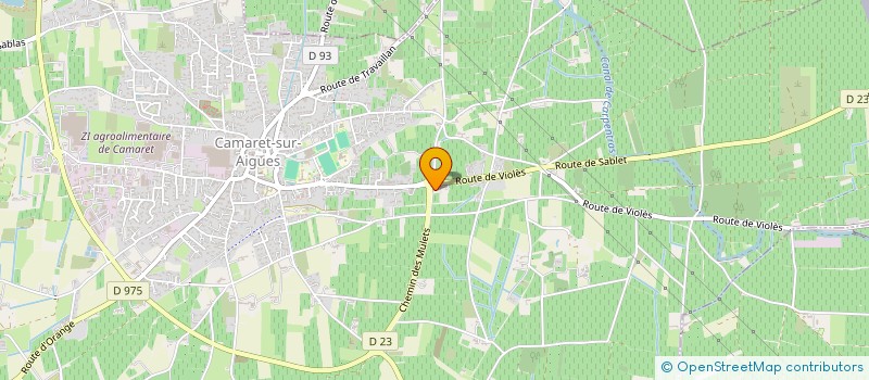 localisation de l'entreprise JCP IMMO  CAMARET-SUR-AIGUES