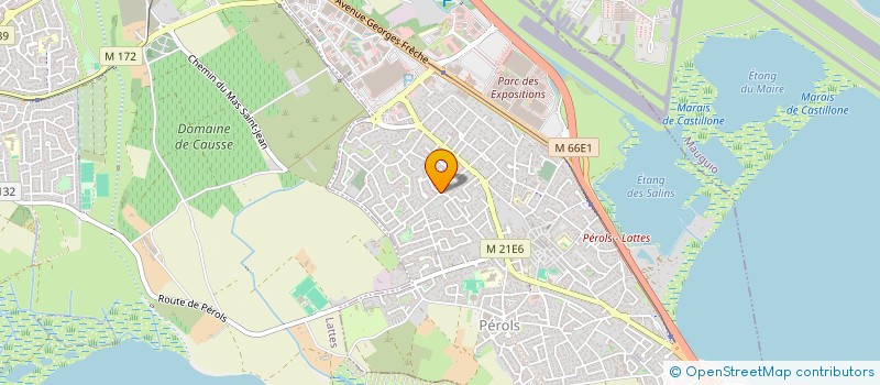 localisation de l'entreprise JCPA  PEROLS