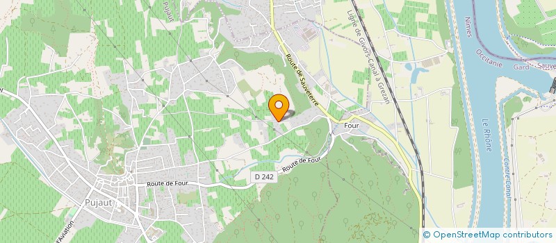 localisation de l'entreprise JCPAUL  PUJAUT