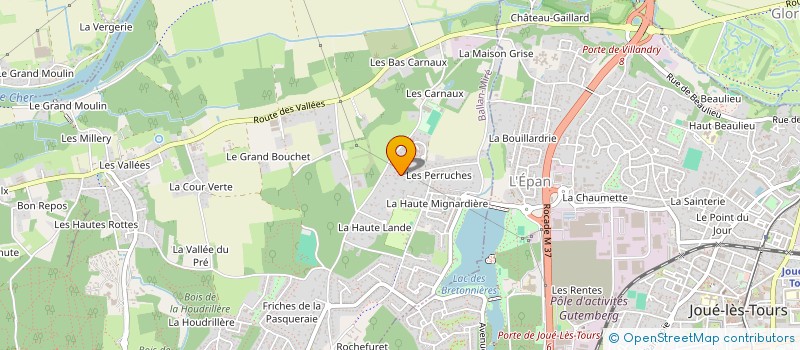 localisation de l'entreprise JCPF  BALLAN-MIRE