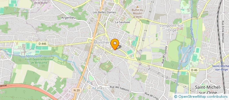 localisation de l'entreprise JCPH  MONTLHERY