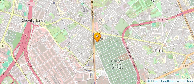 localisation de l'entreprise JCPP INFORMATIQUE  THIAIS