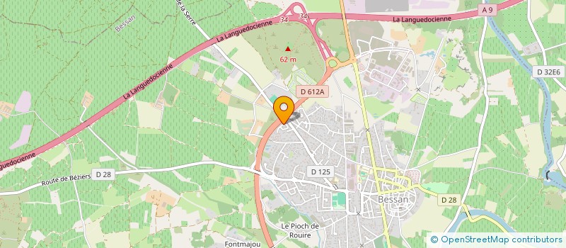 localisation de l'entreprise JCPRO.BV  BESSAN