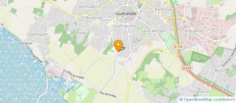 localisation de l'entreprise JCQ-TRANSAT  GUERANDE