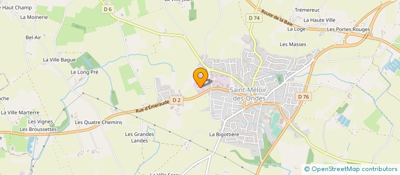 localisation de l'entreprise JCR 10 YFFINIAC  SAINT-MELOIR-DES-ONDES