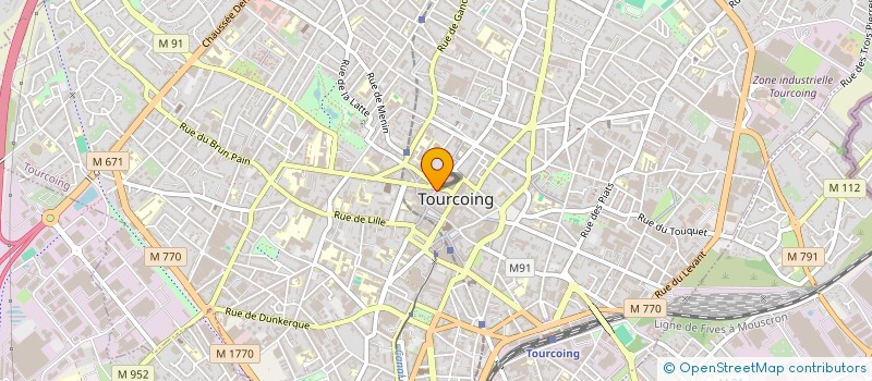 localisation de l'entreprise JCR  TOURCOING