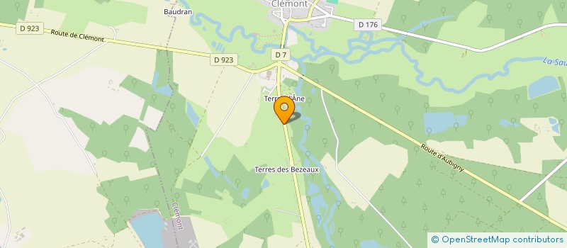 localisation de l'entreprise JCR CONSTRUCTIONS à BRINON-SUR-SAULDRE