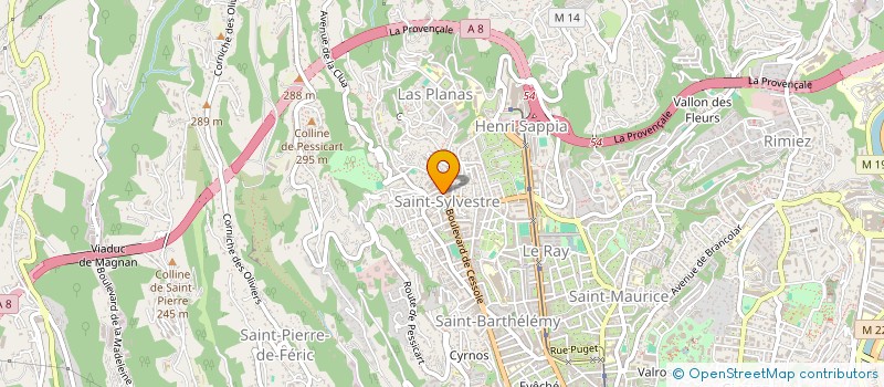 localisation de l'entreprise JCR GIOFFREDO  NICE