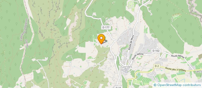 localisation de l'entreprise JCR-H  GORDES