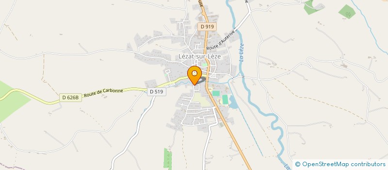 localisation de l'entreprise JCR INVESTING à LEZAT-SUR-LEZE