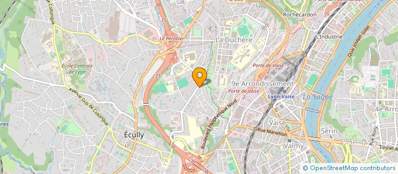 localisation de l'entreprise JCR OLYMP  ECULLY