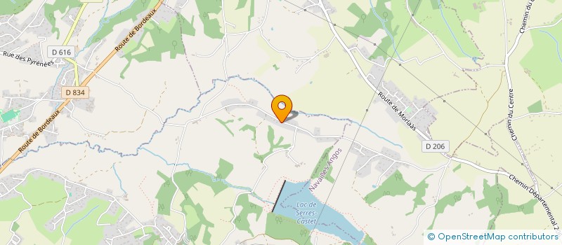 localisation de l'entreprise JCR7  SERRES-CASTET