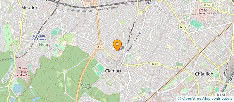 localisation de l'entreprise JCR92 à CLAMART