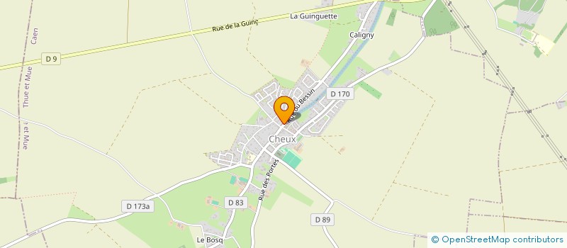 localisation de l'entreprise JCRC STUDIO  THUE ET MUE