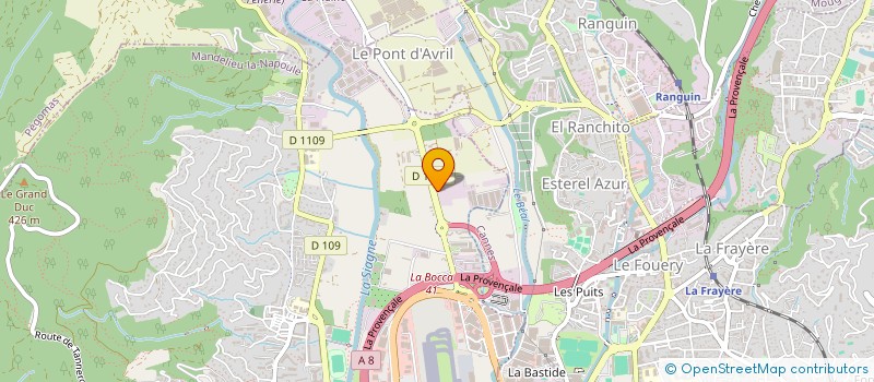 localisation de l'entreprise JCRNCO à MANDELIEU-LA-NAPOULE