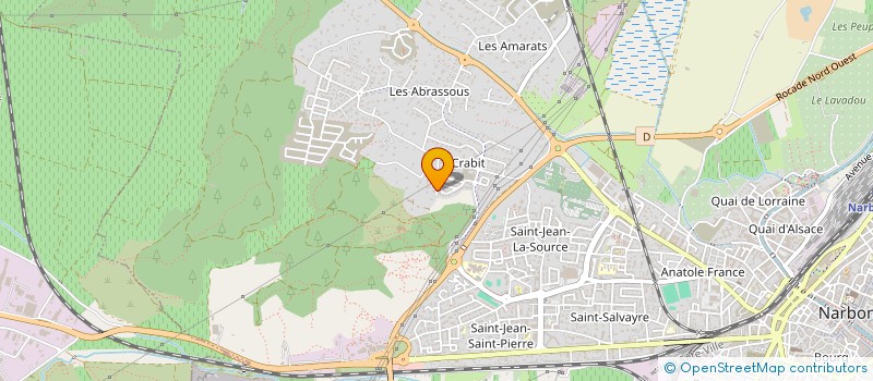 localisation de l'entreprise JCROS à NARBONNE